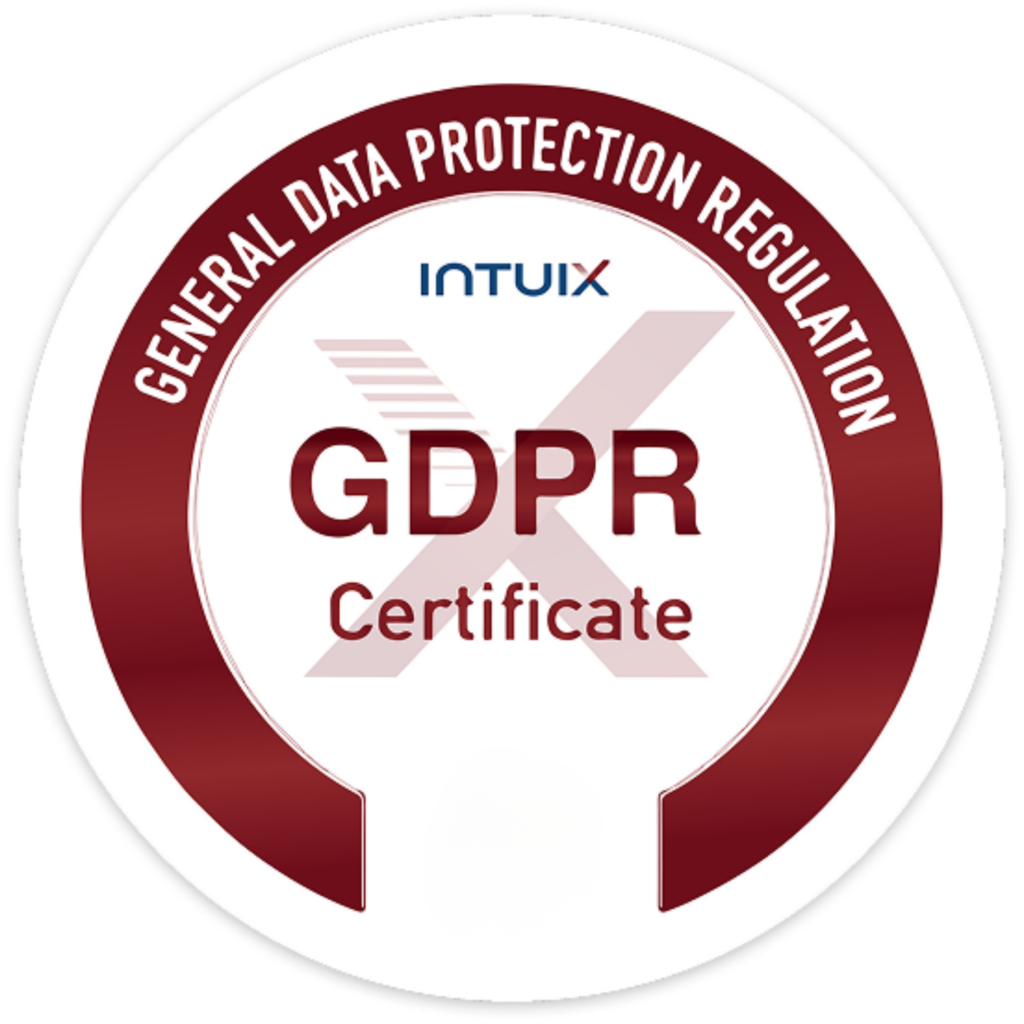 Selo de certificação GDPR
